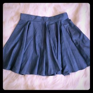 Lucca Couture pleated circle skirt